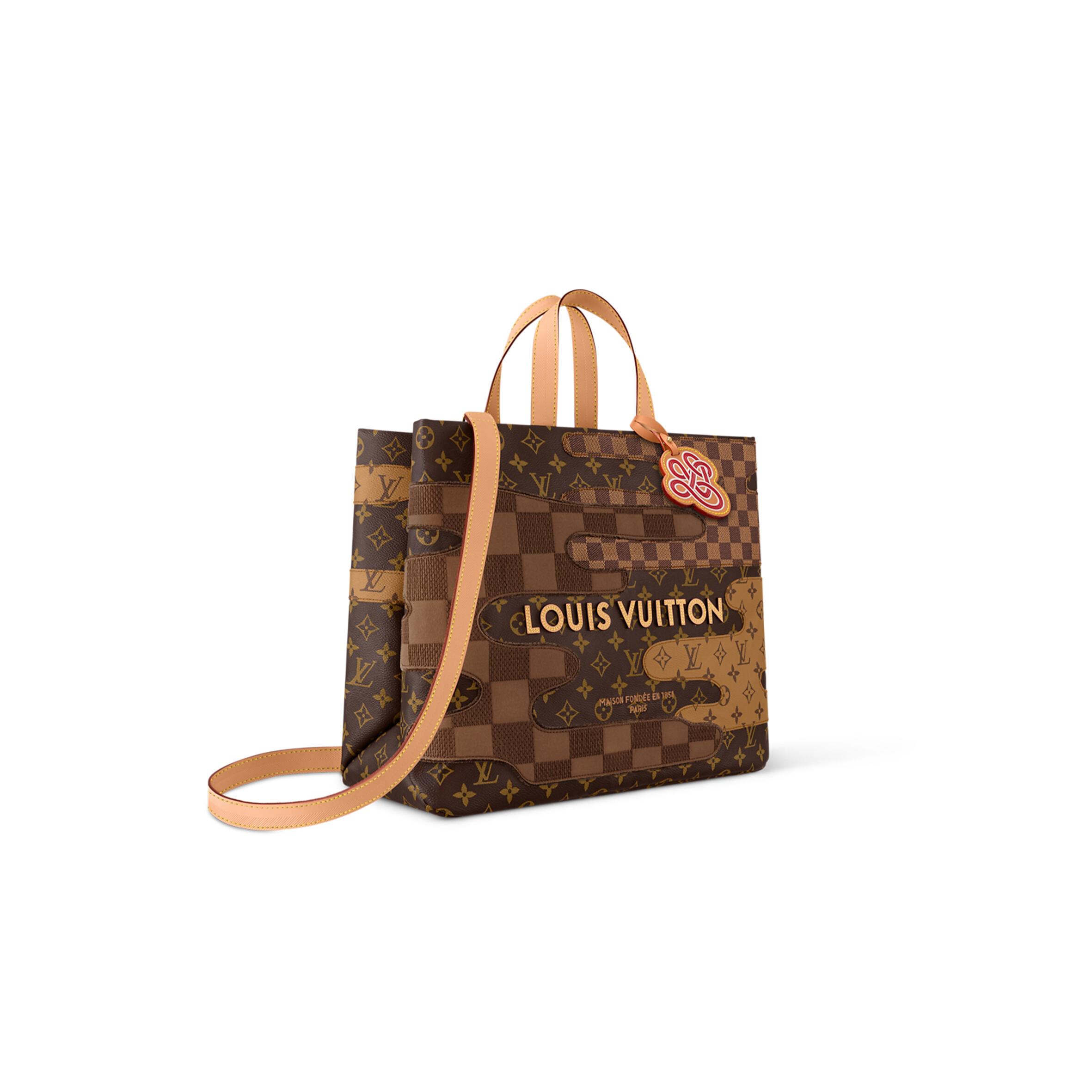 l0vis Vvtt0n shopper tote mm m15274 (40*32*16cm)
